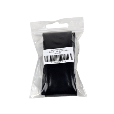 Gummigriffband schwarz 29cm griffig